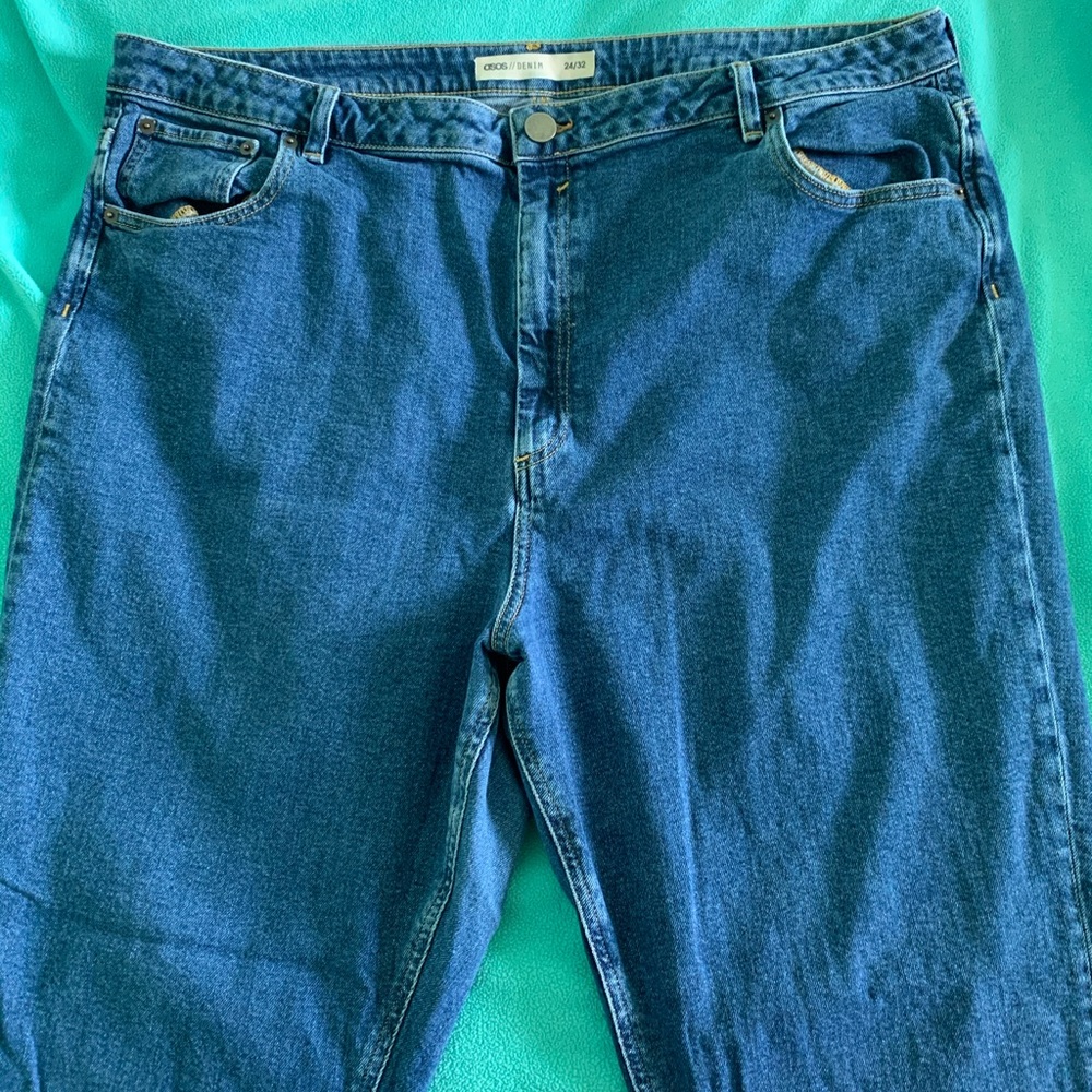 ASOS // Denim High-Waisted Slim Mom Jeans